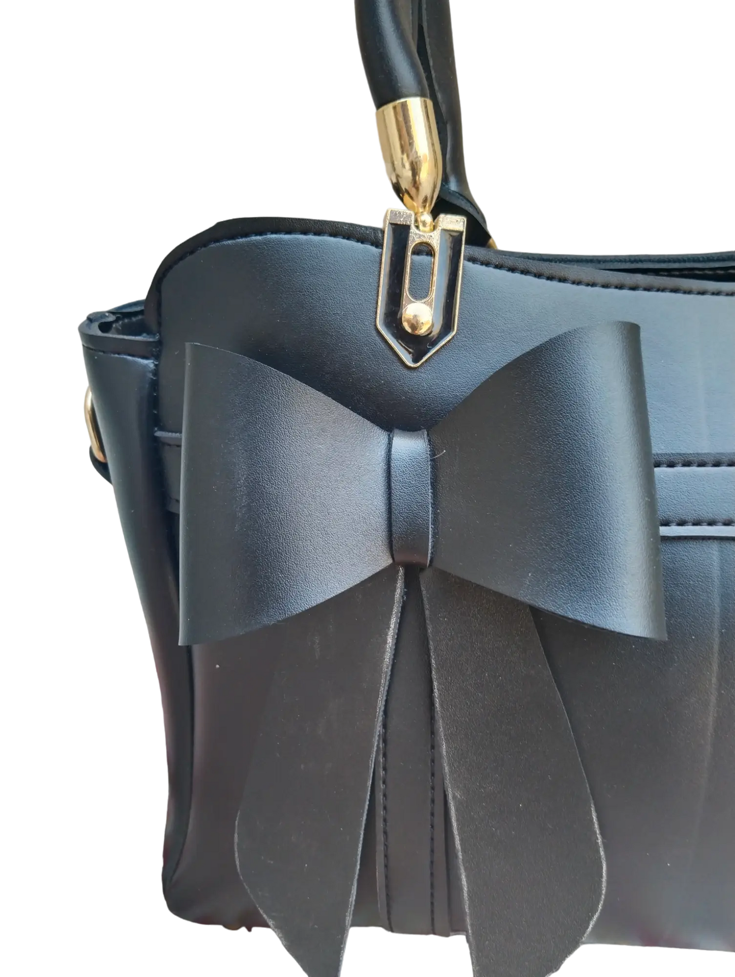 Onyx Delight Bow Bag